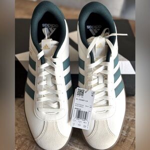 NEW! Adidas VL Court 3.0 Shoes - White, Mens Size 12